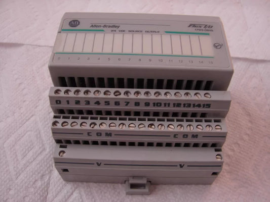 AB 1794-OB16 OUTPUT MODULE SOURCE FLEX I/O 16POINT 24VDCAB 1794-OB16 OUTPUT MODULE SOURCE FLEX I/O 16POINT 24VDC