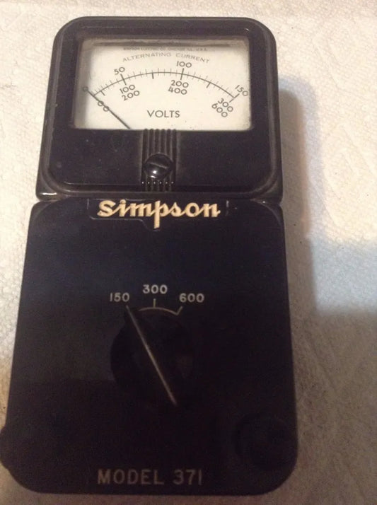 Simpson 371 AC Voltmeter 600V