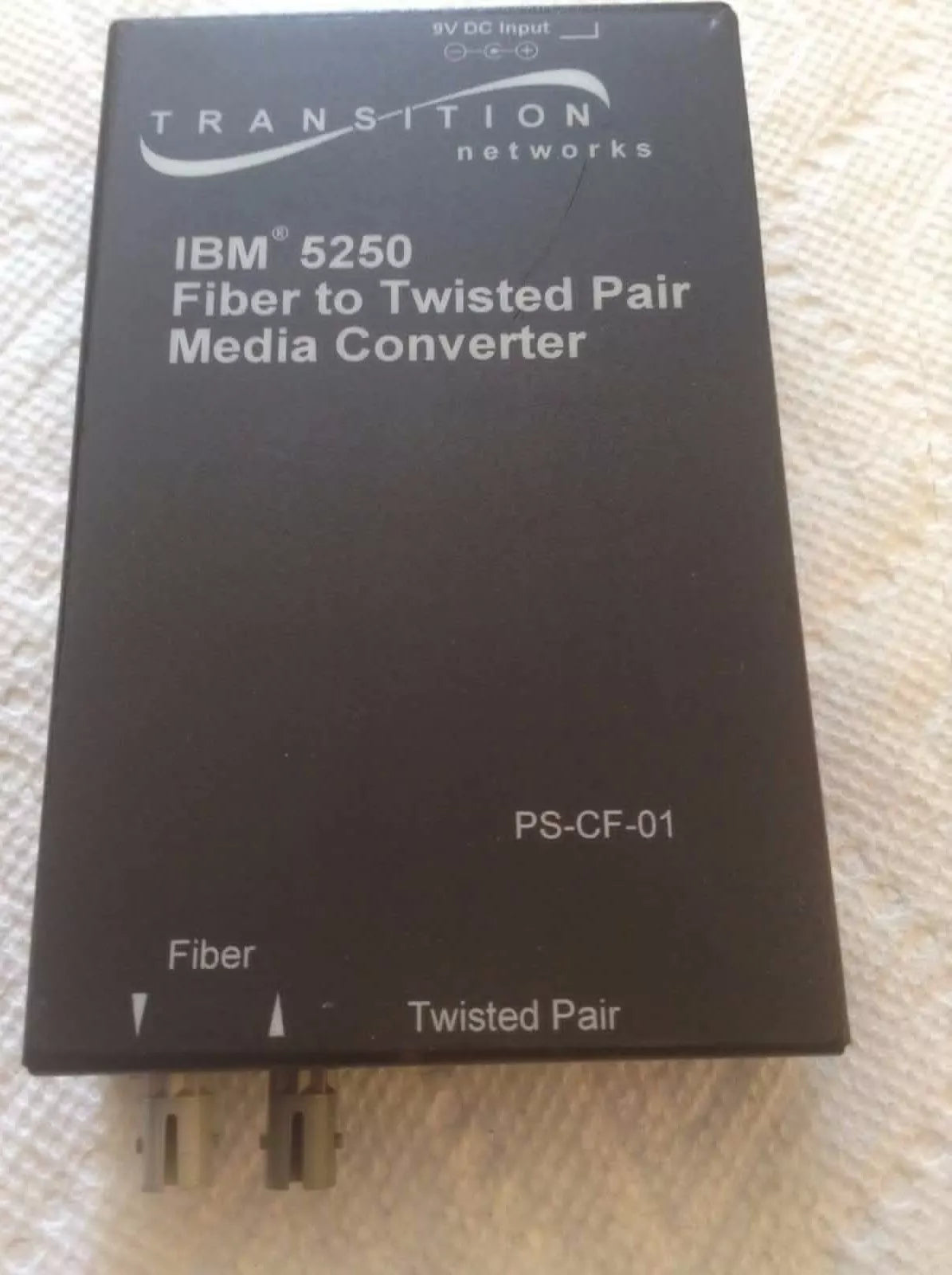 Transitions Networks PS-CF-0 IBM 5250 Fiber To Twisted Pair Media Converter