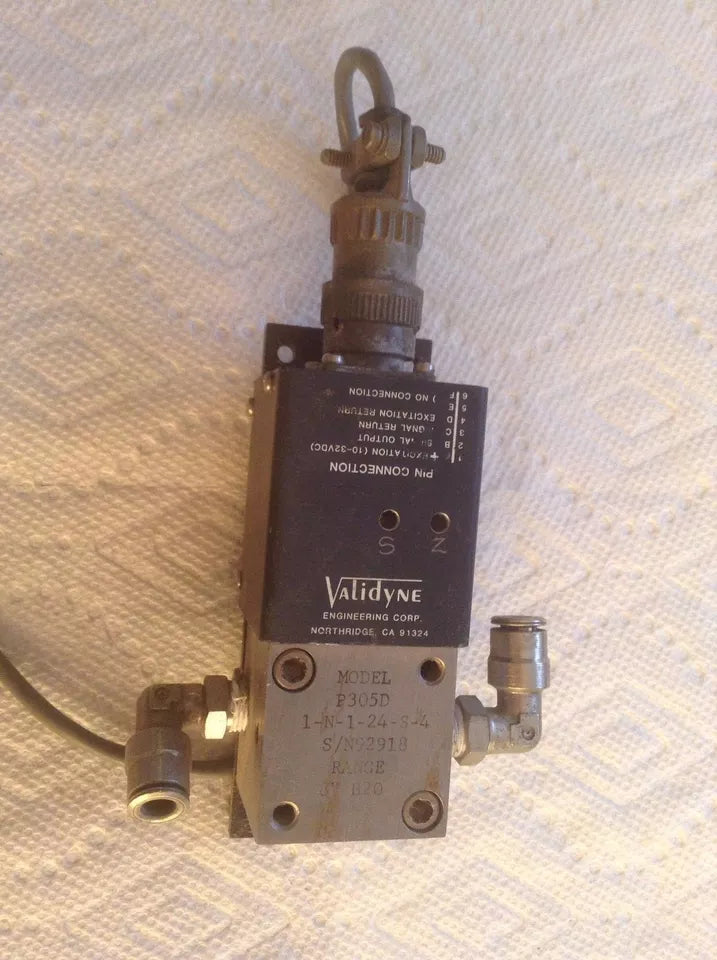 Validyne P305D Valve 1-N-1-24-S-4