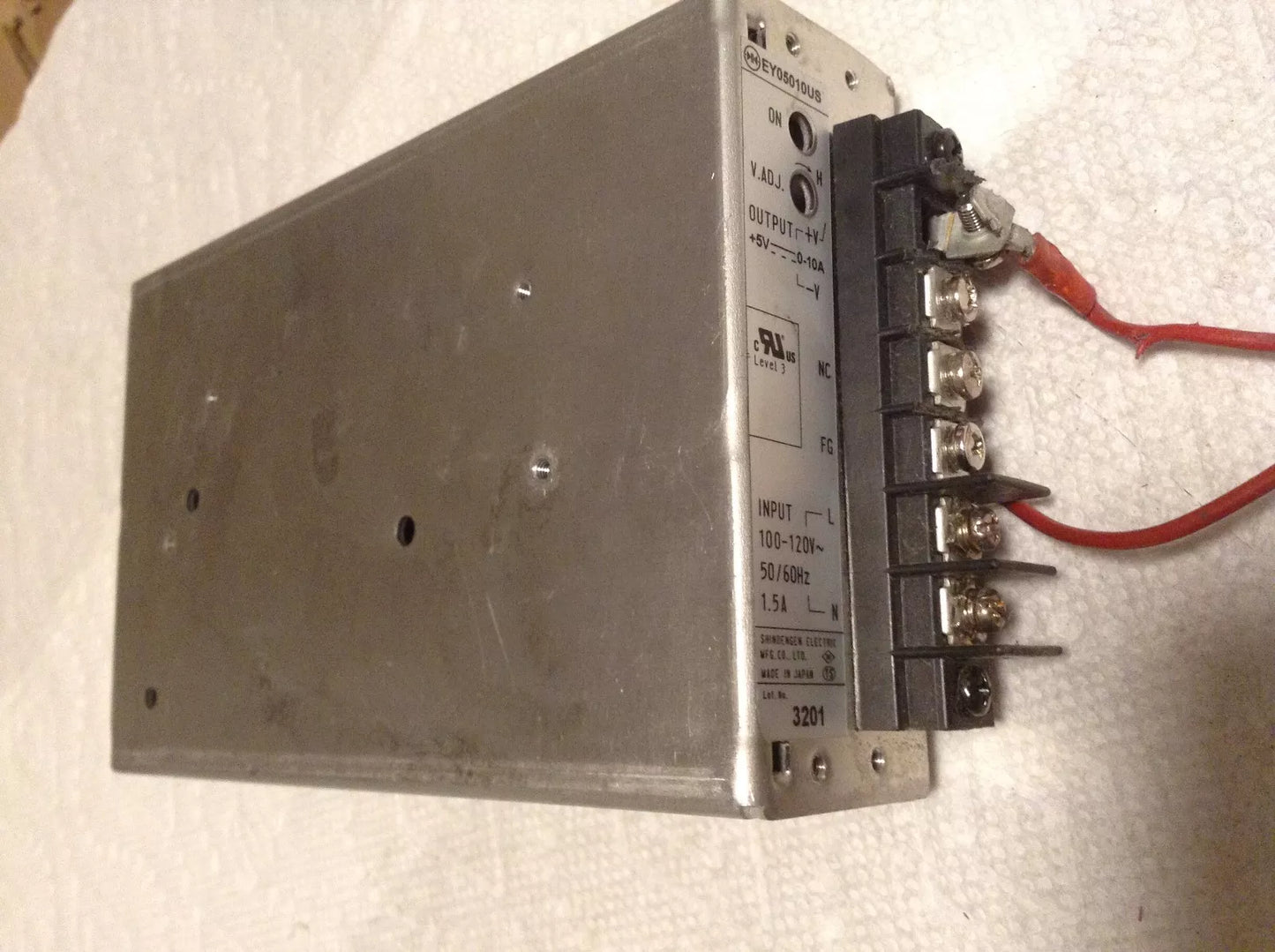 Shindegen Electric EY05010US Power Supply 5VDC 0.10A