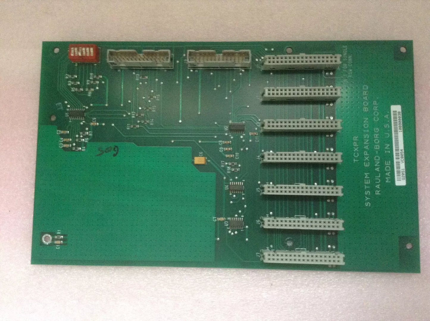 Rauland-Borg TCXPR System expansion board G2051 VC8054