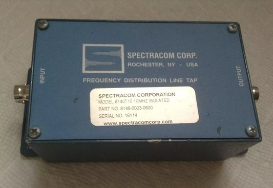 Spectracom Corp 8140T10 10 MHz isolated line tap