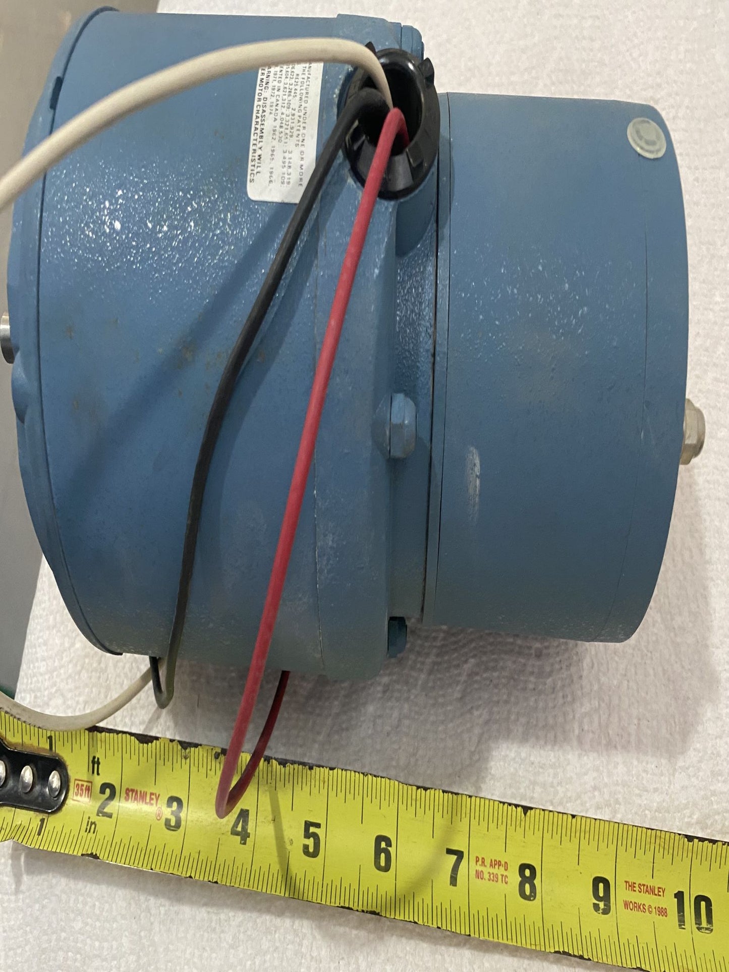 Superior Electric SS150RC Synchronous motor 72 RPM, 120 VAC 0.4A 50/60 Hz